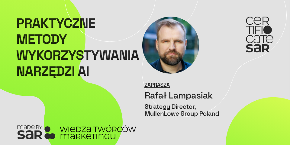 Praktyczne metody wykorzystywania narzędzi AI - Rafał Lampasiak